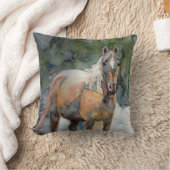 馬の自由 クッション (ブランケット)