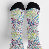 馬の色の生活，クルーソックス ソックス (上部)