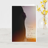 馬の芸術および活気づけるな引用文 カード (黄色い花)