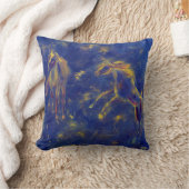 馬の芸術の投球のクッション クッション (ブランケット)