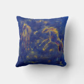 馬の芸術の投球のクッション クッション (裏面)