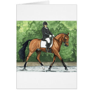 馬の芸術の馬場馬術の馬湾の小走りに走ること