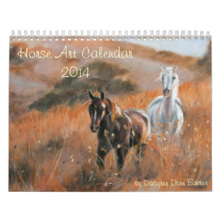 馬の芸術のcalenda 2014年 カレンダー
