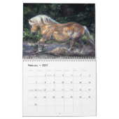 馬の芸術のcalenda 2014年 カレンダー (2月 2027)