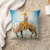 馬の若い王子 クッション (ブランケット)