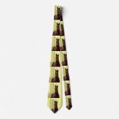 馬の茶色の影 ネクタイ (正面)