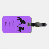 馬の荷物タグ – カスタム文字と色 ラゲッジタグ (裏面横)