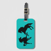 馬の荷物タグ – 色を選択 ラゲッジタグ (正面縦)