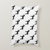 馬の荷車を引くシルエット アクセントクッション (裏面(縦))