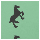 馬の荷車を引くシルエット ファブリック (クローズアップ)