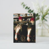 馬の荷車を引くタンデム ポストカード (スタンド正面)