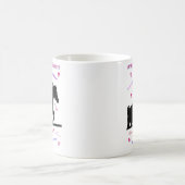 馬の落書き コーヒーマグカップ (中央)