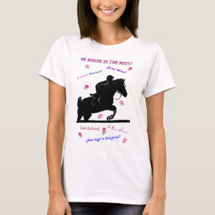 馬の落書き Tシャツ
