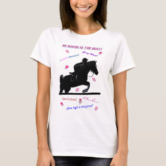 馬の落書き Tシャツ