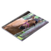 馬の螺旋状手帳 ノートブック (左側)