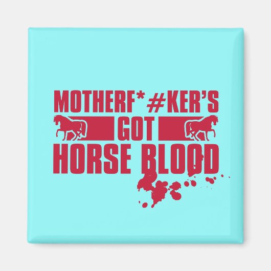 馬の血 マグネット (正面)