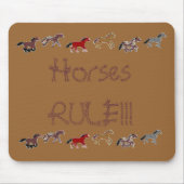 馬の規則!!! マウスパッド (正面)