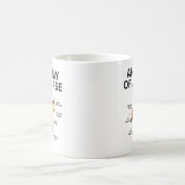 馬の解剖図, 馬 おもしろ ギフト, 馬好き コーヒーマグカップ (中央)