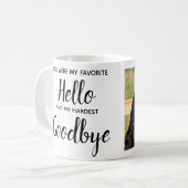 馬の記念写真 コーヒーマグカップ (正面左)