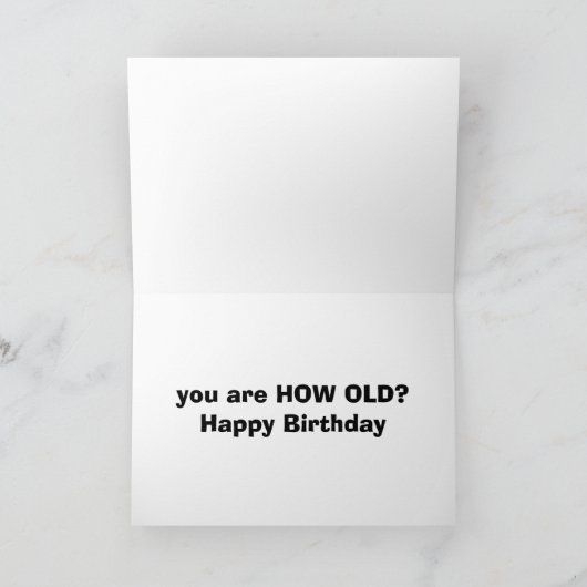 馬の話を聞いて、近いと言っている-君はいくつだ？ カード (内部)