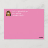 馬の誕生のお知らせ ポストカード (裏面)