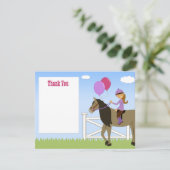 馬の誕生会のサンキューカード サンキューカード (スタンド正面)