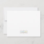 馬の誕生会のサンキューカード サンキューカード (裏面)