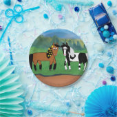 馬の誕生日のプレート ペーパープレート (パーティー)