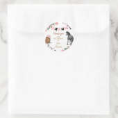 馬の誕生日パーティーのお願い ラウンドシール (バッグ)