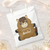 馬の誕生日パーティー フェイバーバッグ (クリップ留めされた状態)