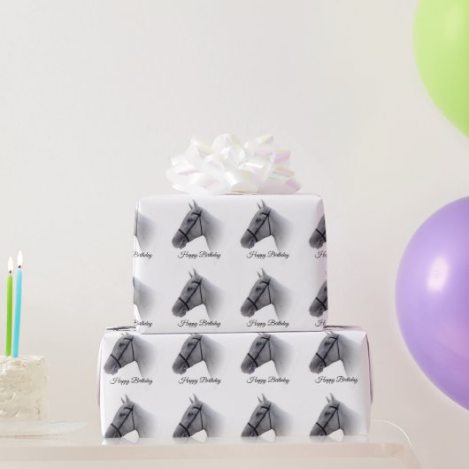 馬の誕生日 ラッピングペーパー (パーティーギフト)
