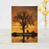 馬の誕生日 素敵な日 カード (黄色い花)