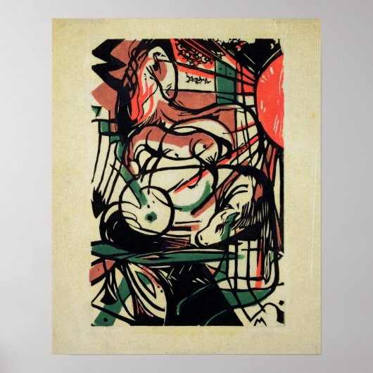 馬の誕生, 1913 ポスター (正面)