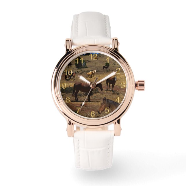 馬の谷 腕時計 (正面)