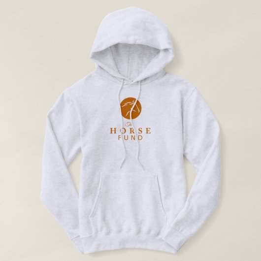 馬の資金のロゴ パーカ (デザイン正面)