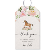 馬の赤ちゃんシャワーありがとうラベル