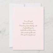 馬の赤ちゃんシャワーガール 招待状 (裏面)