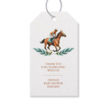 馬の赤ちゃんシャワープレゼントタグ