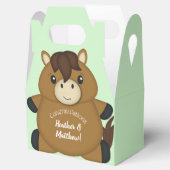 馬の赤ちゃんシャワー フェイバーボックス (オープン)