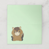 馬の赤ちゃんシャワー プレイスカード (外部開封)