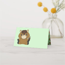 馬の赤ちゃんシャワー プレイスカード