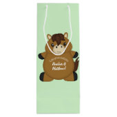 馬の赤ちゃんシャワー ワインギフトバッグ (裏面)