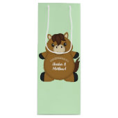 馬の赤ちゃんシャワー ワインギフトバッグ (正面)