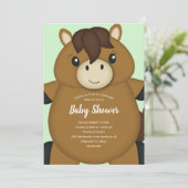 馬の赤ちゃんシャワー 招待状 (スタンド正面)