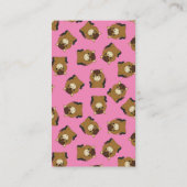 馬の赤ん坊のシャワーの本 エンクロージャーカード (裏面)