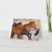 馬の走ること カード (裏面)