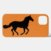 馬の走レースウマ科のの速いペット走ファイフ動物 Case-Mate iPhoneケース (裏面 (横))