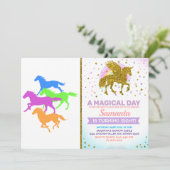 馬の走色 – 背景色を選択します。 招待状 (スタンド正面)