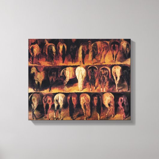 馬の足裏 キャンバスプリント (正面)