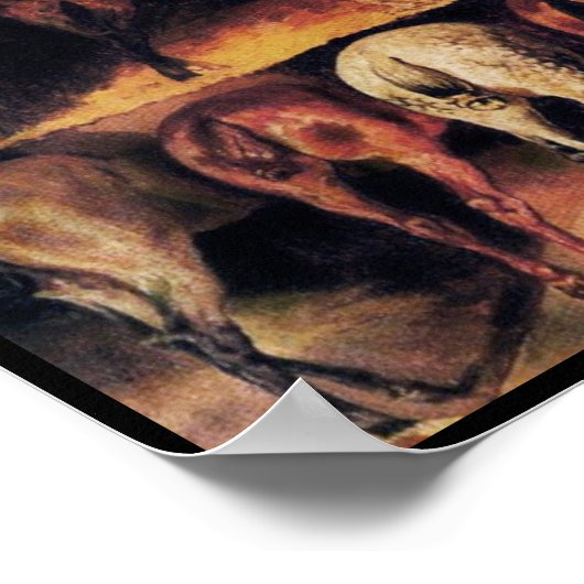 馬の足裏 ポスター (角)